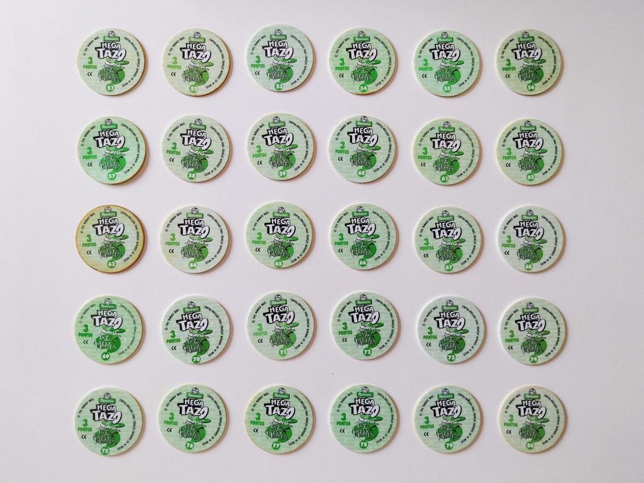 30 tazos (série completa) MEGA TAZO | Matutano lote