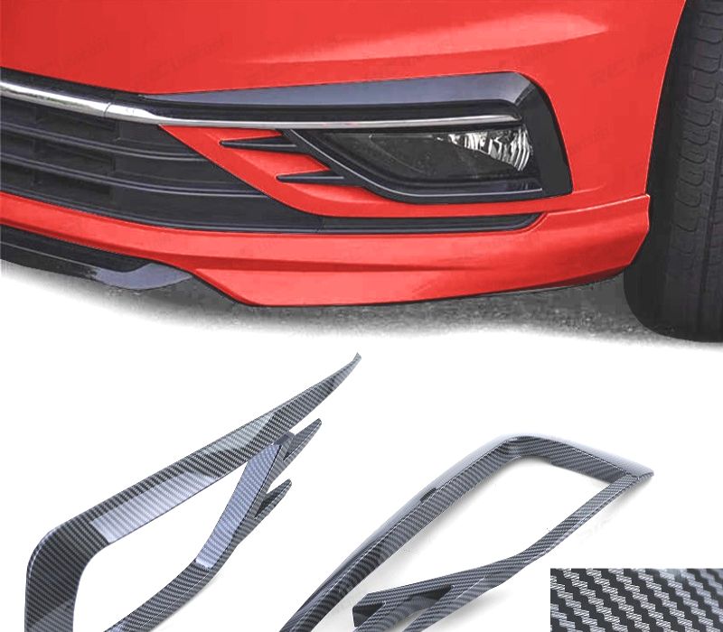 GRELHAS FARÓIS DE NEVOEIRO VOLKSWAGEN VW GOLF 7 17-20 CARBONO