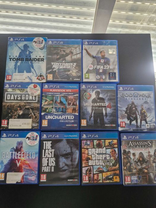 Ps4 slim + 13 jogos + 3 comandos