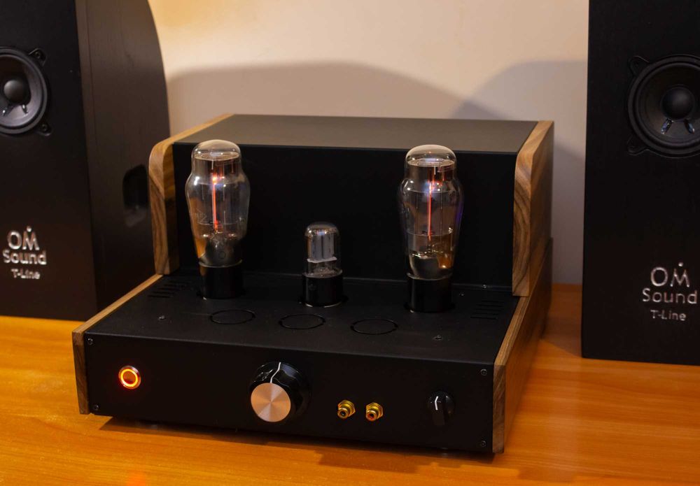 Ламповий підсилювач однотактний на 6Н5С, широкосмугова акустична сист.