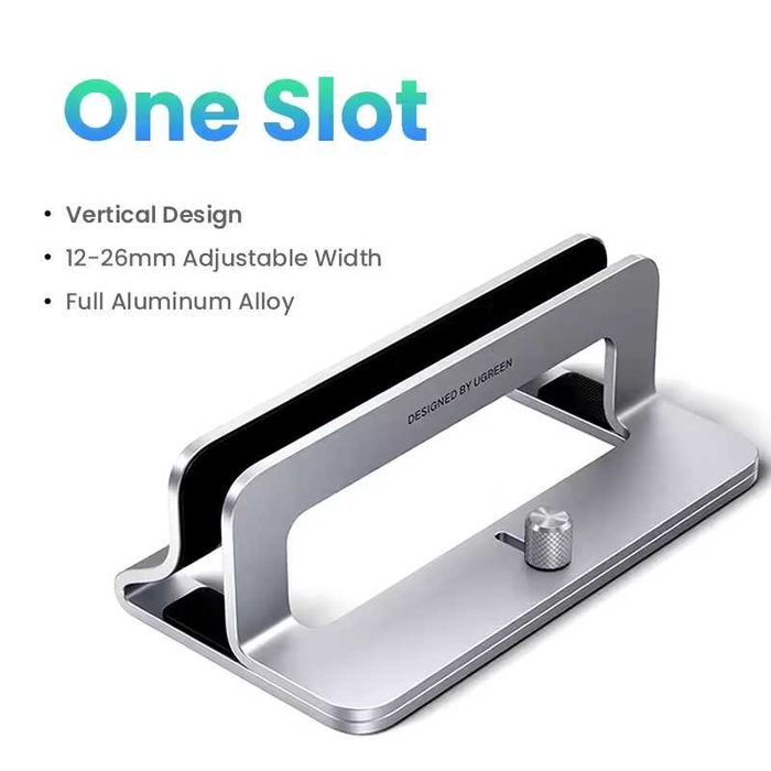 Підставка для ноутбука UGREEN Vertical Laptop Stand One slot