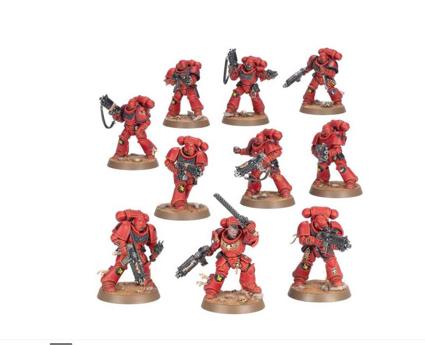 Warhammer 40k space marine - 10 Intercessors з боксу Armageddon