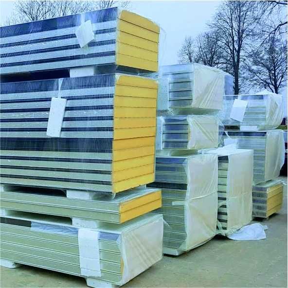 Płyta Warstwowa ścienna 10 cm Poliuretanowa 100mm ściana 2 gatunek