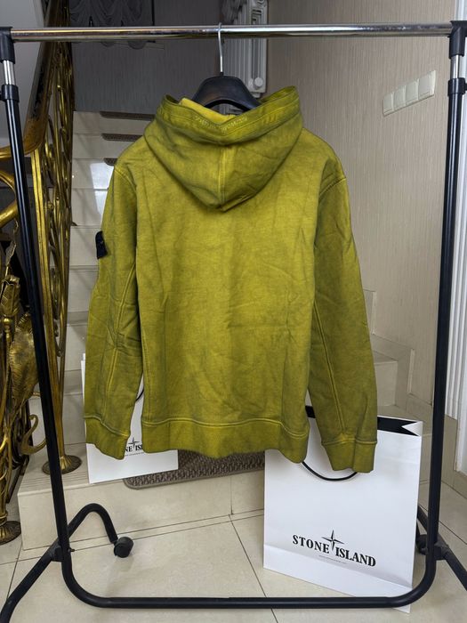 Stone Island x Supreme Off Dye Cotton Hoodie
