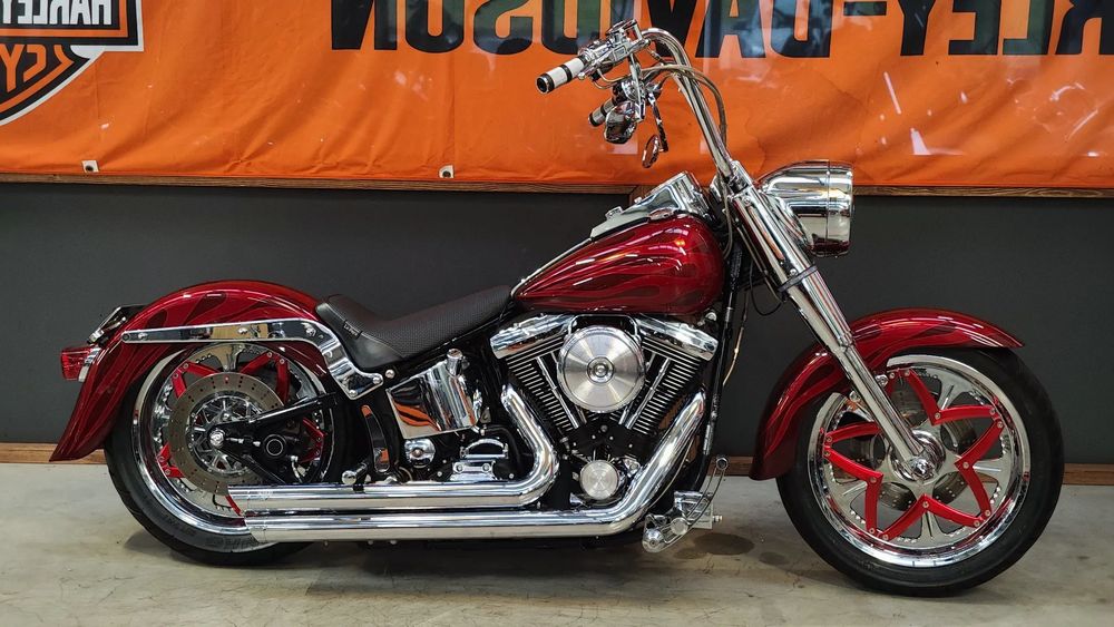 Harley-Davidson Softail Fat Boy FLSTF Fat Boy Evo Softail Air Ride Tłuścioch na Pneumatyce Jedyny taki