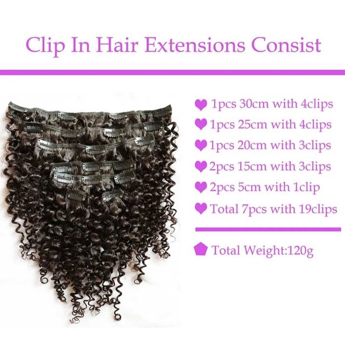 Cabelo humano cacheado profundo