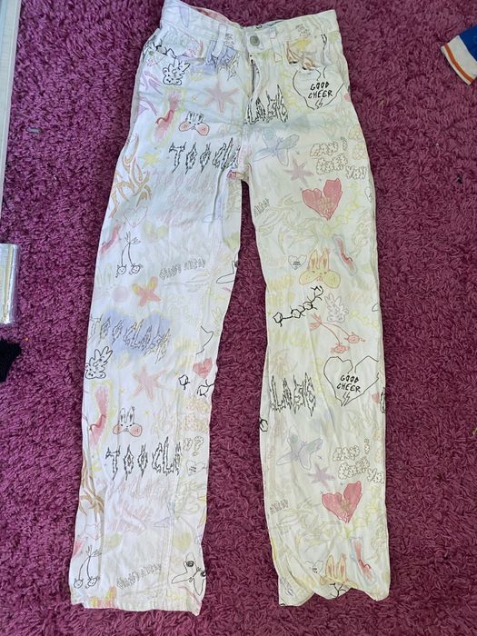 Білі штани Бершка розміру S для росту 165