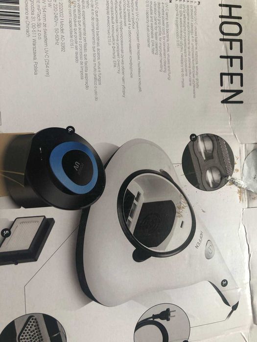 Odkurzacz Antybakteryjny Hoffen UV-C