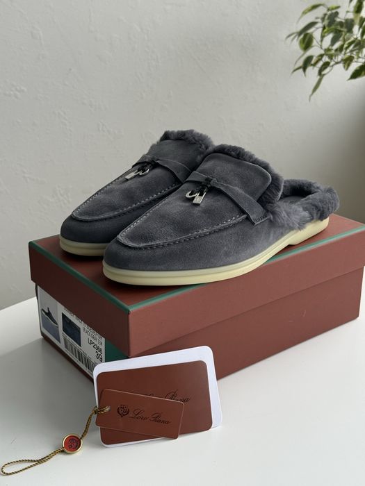 Loro Piana charms summer walk babouche loafers лофери