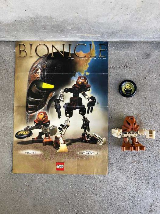 Bionicle Huki Tohunga 1388 Set 100% Complete (2001) Promocional RARO