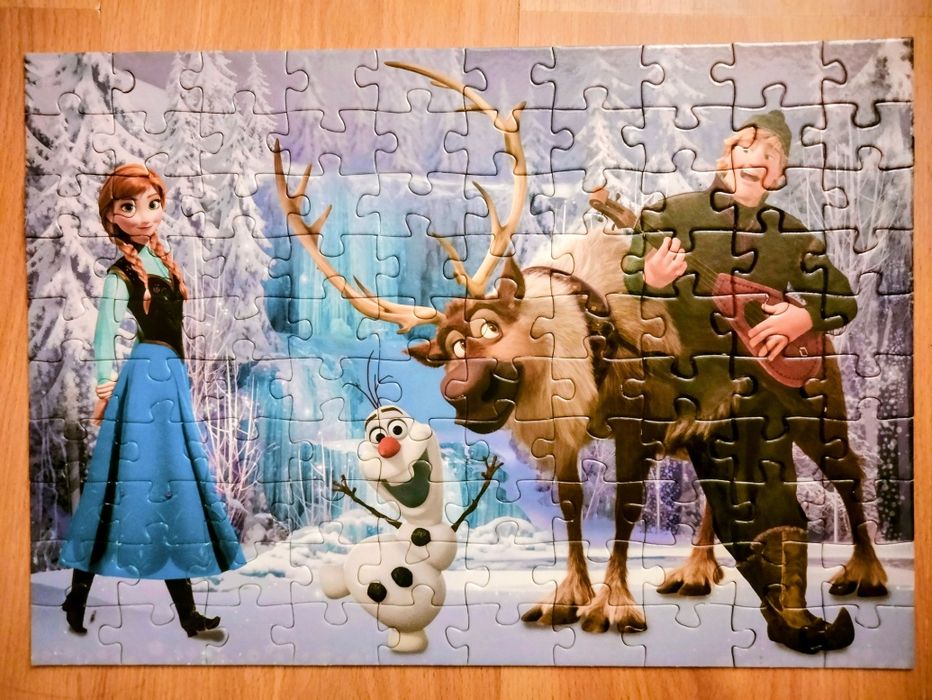Puzzle Frozen 2x100 peças