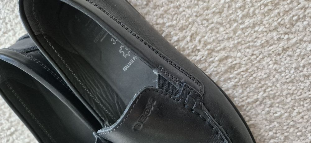 Mokasyny skórzane Geox