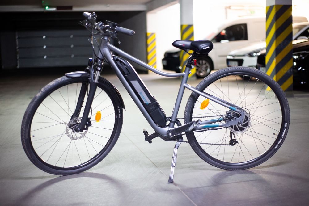 Rower elektryczny Riverside 500e roz. S M crossowy e-bike decathlon