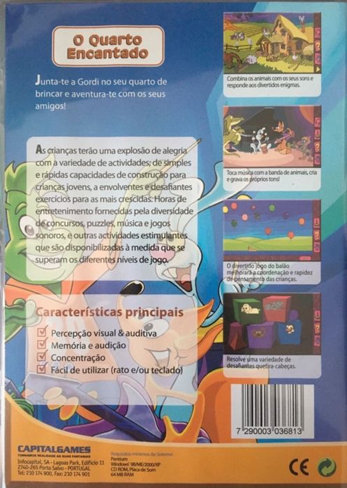 Jogo infantil para PC “O quarto encantado”
