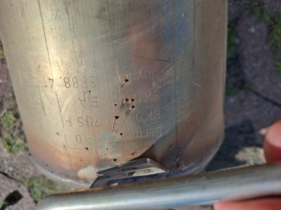 Katalizator Filtr cząstek stałych DPF FAP Audi A4 B8 lift