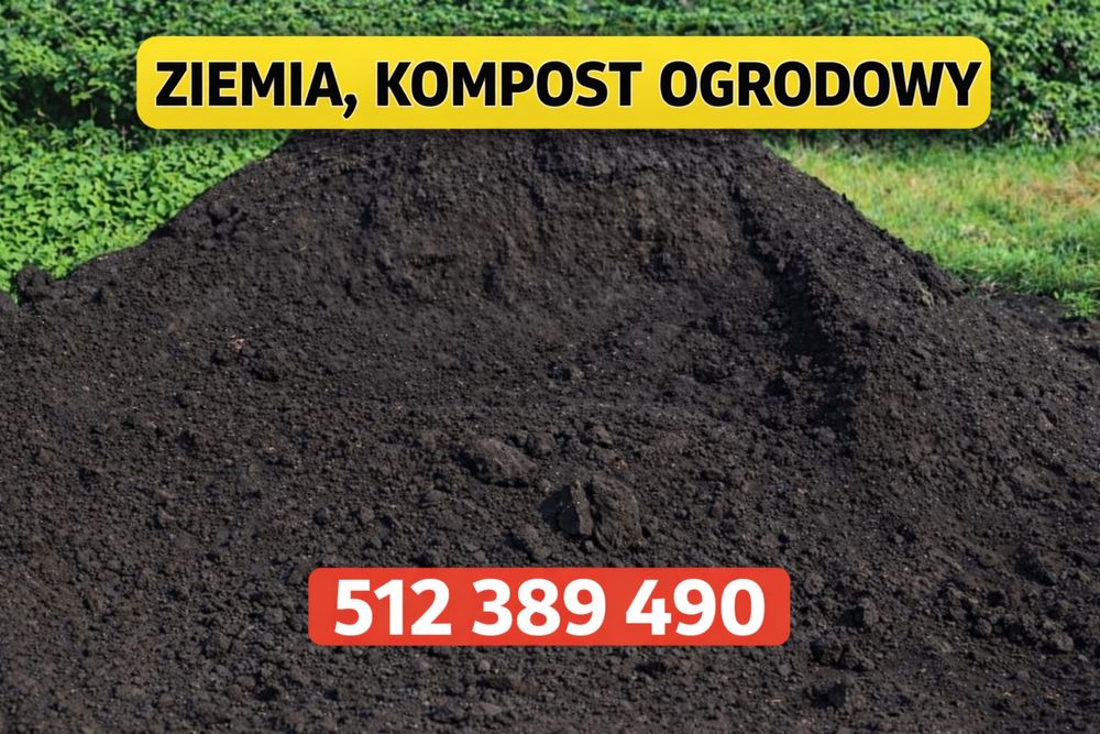 Ziemia kompostowa / ogrodowa żyzna pod trawnik, ogród, wazrzywa ph6,5