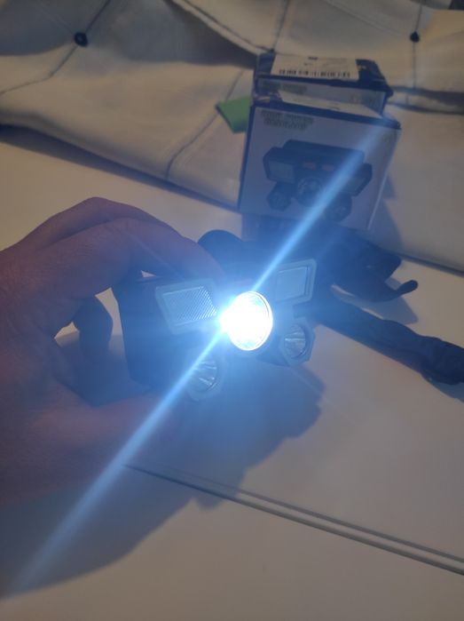 Lanterna de cabeça recarregável