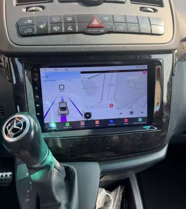 Radio 2 DIN 9" Android Mercedes Viano/Vito/Sprinter/Crafter/Classe A,B