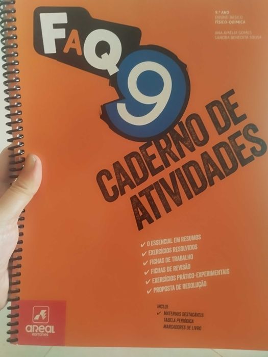 Caderno de Atividades de Físico Química - 9.° ano