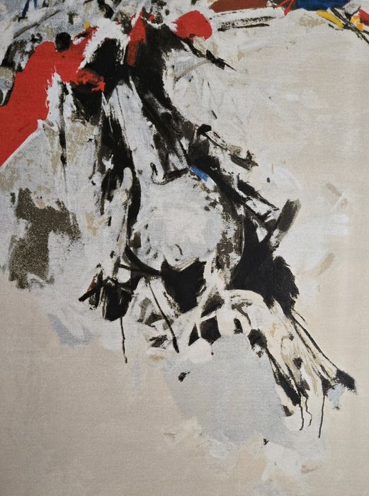 Tauromaquia, serigrafia em tela de Júlio Pomar