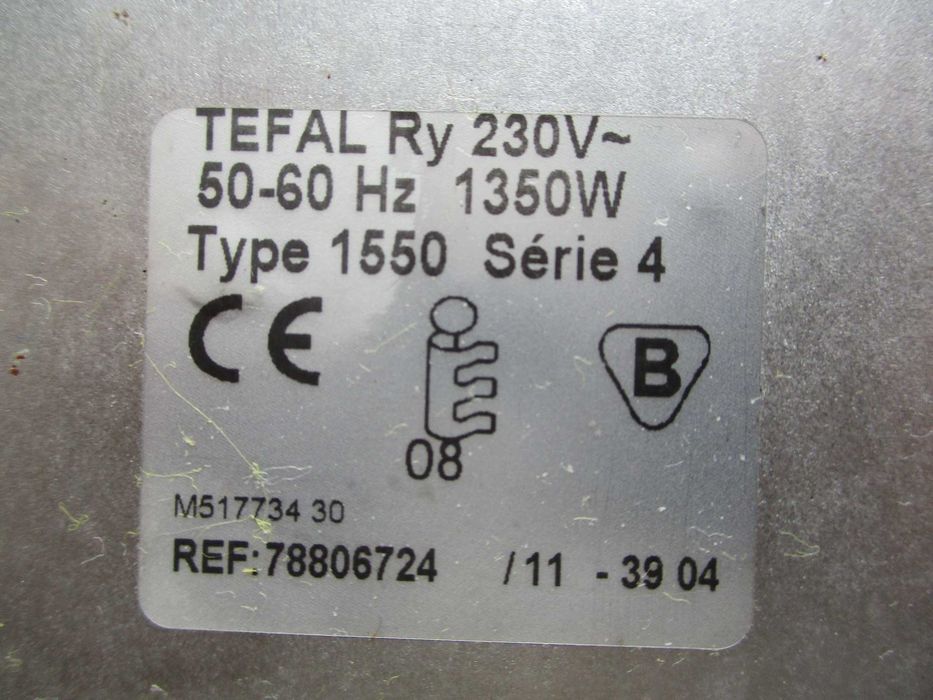 Grelhador elétrico Tefal Excelio 1350W, com regulação de temperatura, grelha anti-aderente, sem fumos