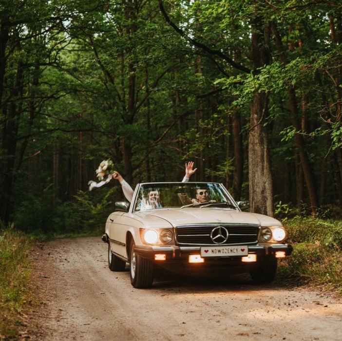 Mercedes 450 SL - Samochód do Ślubu, event, cabrio - prowadzisz sam