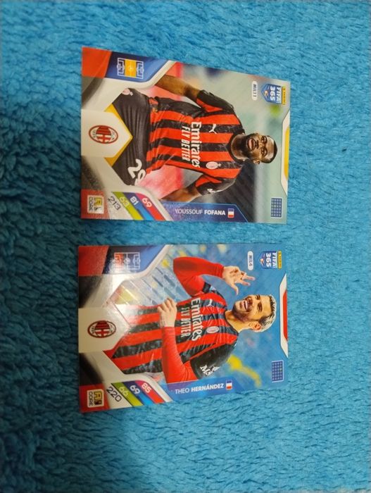 Karty piłkarskie Milan