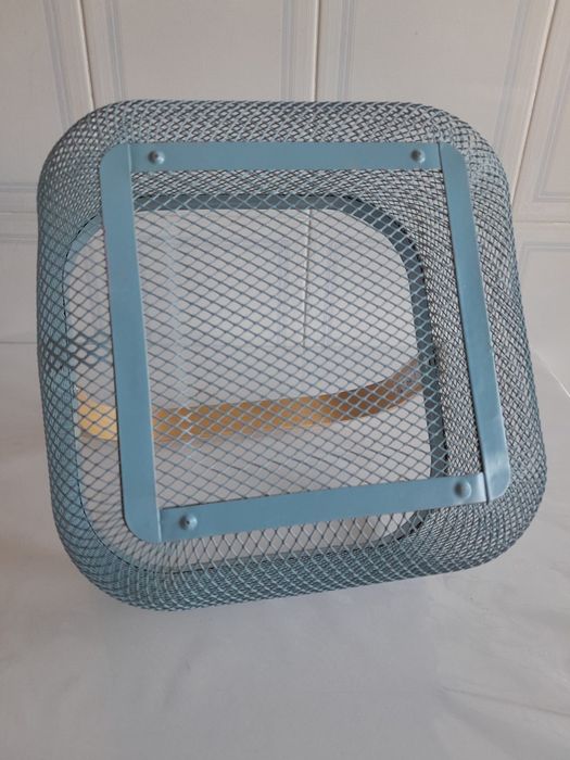 3 cestos azuis, 25 cm x 26 cm x18 cm