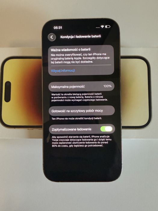 Iphone 14 pro złoty 256gb kondycja 100%