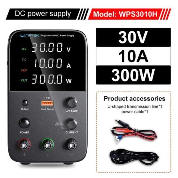Лабораторний  блок живлення енкодери Wanptek  WPS 3010H    QC