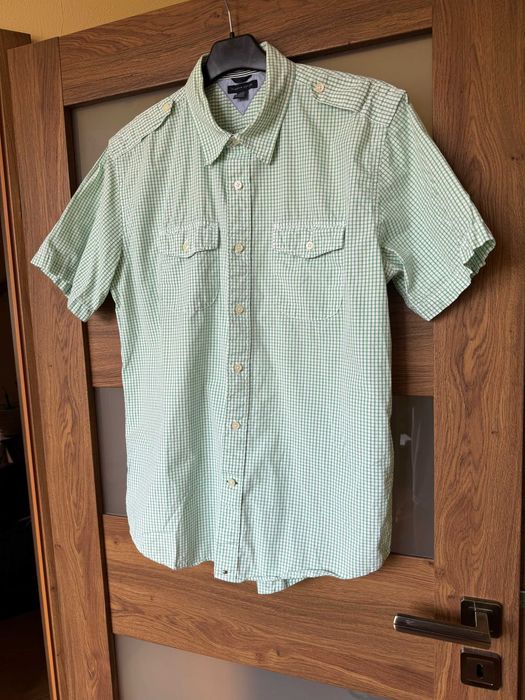 Koszula męska, casualowa, letnia, Tommy Hilfiger L.- igła