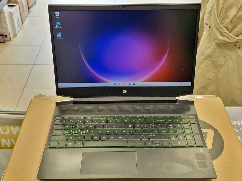 HP Pavilion Gaming 15ec017nw / R5 - 3550H 2,10GHz / GTX 1050 3GB / 12GB DDR4 3200Mhz / 512GB M2 / 15,6' FHD IPS 60Hz / Grade C /  Czytaj opis!