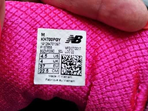 New Balance 700, r.37   22.5 cm damskie dziewczęce stan BDB