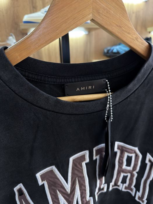 Футболка AMIRI Big Logo Faded Black / Brown