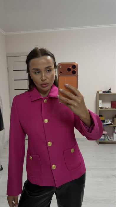 Жакет кольору фуксія S