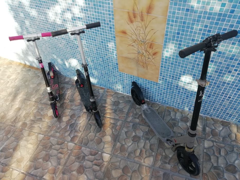 Incrível 3 Trotinetes Marca Oxelo Mais Barato Q Uma Única