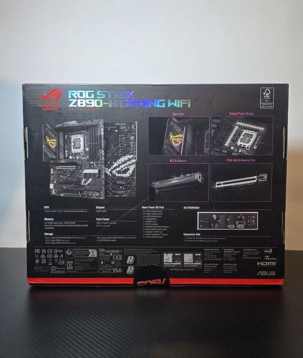 Материнська плата ASUS ROG Strix Z890-H Gaming WiFi (LGA 1851)