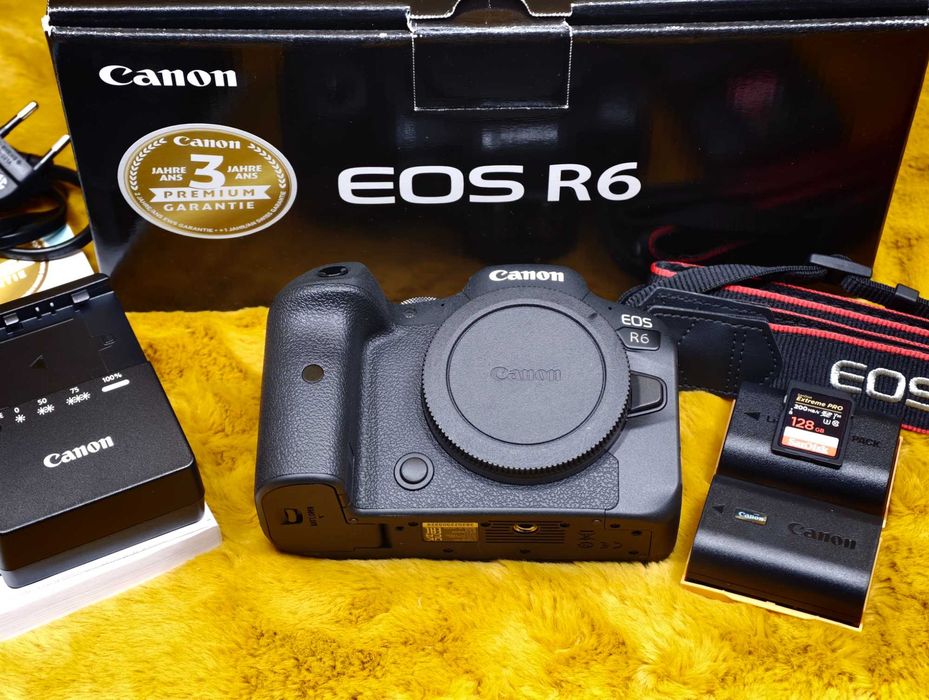 ‼️СТАН НОВОГО, 2000 кадрів‼️ Canon R6 + картка пам'яті 128ГБ + 2 акумулятори