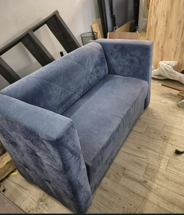 Sofa szara welur