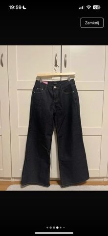 Jeansy wide leg Lewkin NOWE