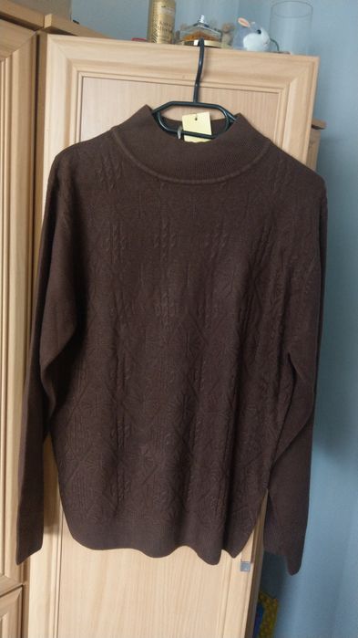 Półgolf damski brązowy xl