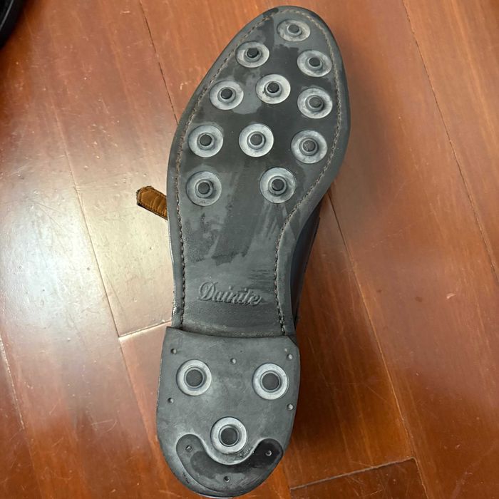 Sapatos Allen Edmonds Marin Double Monk Strap – Pele Preta, 45.5