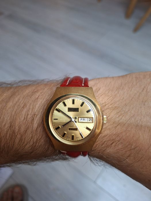 Zegarek Sicura Automatic Day-Date 17 Jewels Swiss Made Vintage