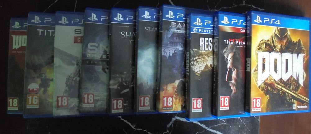 Gry na PS4, po 40 pln sztuka