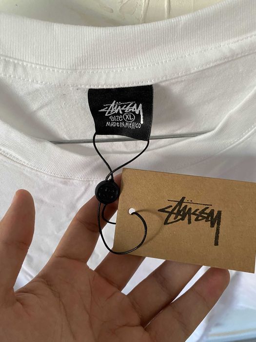 Stüssy Dice Tee White | XL | Clean Vintage Look