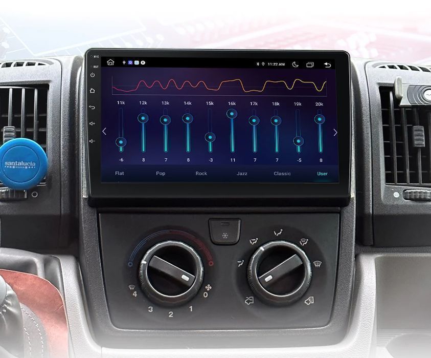 Radio Android 9” CarPlay Android Auto – Ducato / Jumper / Boxer PL