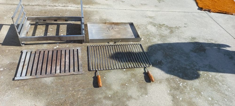 Grelhador para churrasqueira inox