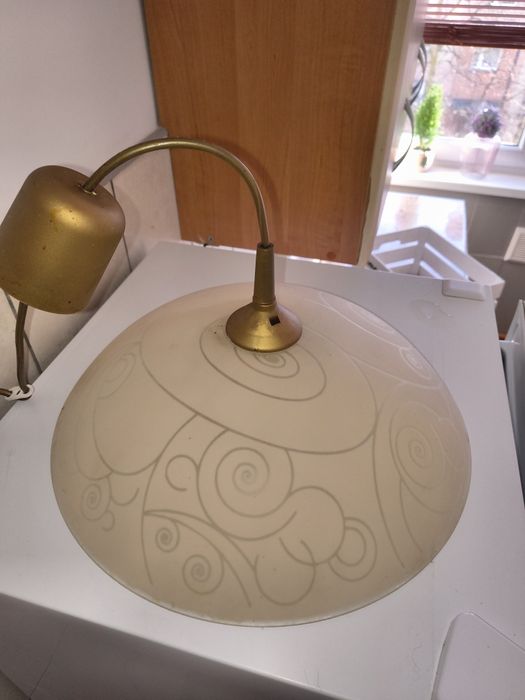 Lampa wisząca szklana