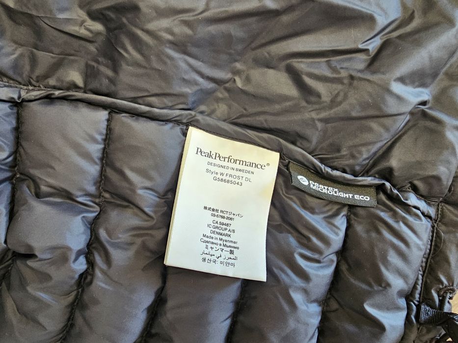 Kurtka puchowa Peak Performance XS W Frost Down Liner