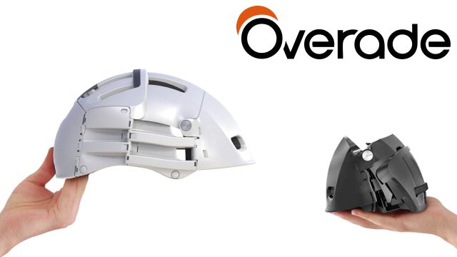 Kask składany Overade Black L - XL (59-62cm)